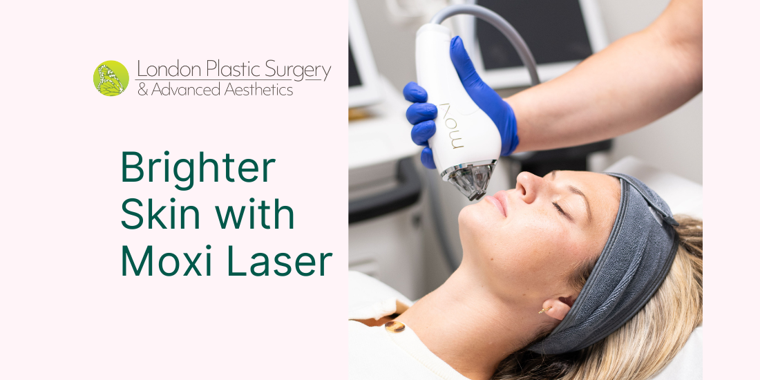 Moxi Laser Treatment day two speckling and mild flaking